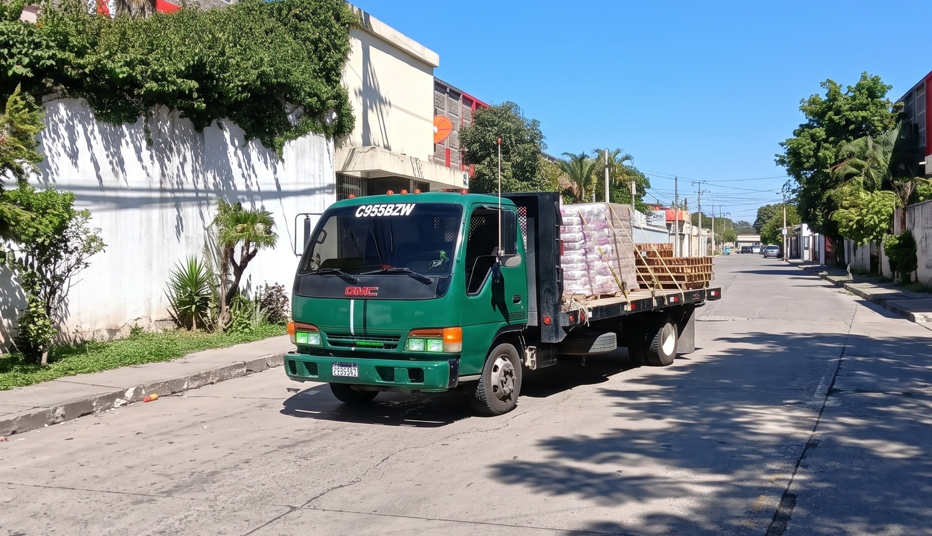 Camión de 10 Toneladas con plataforma