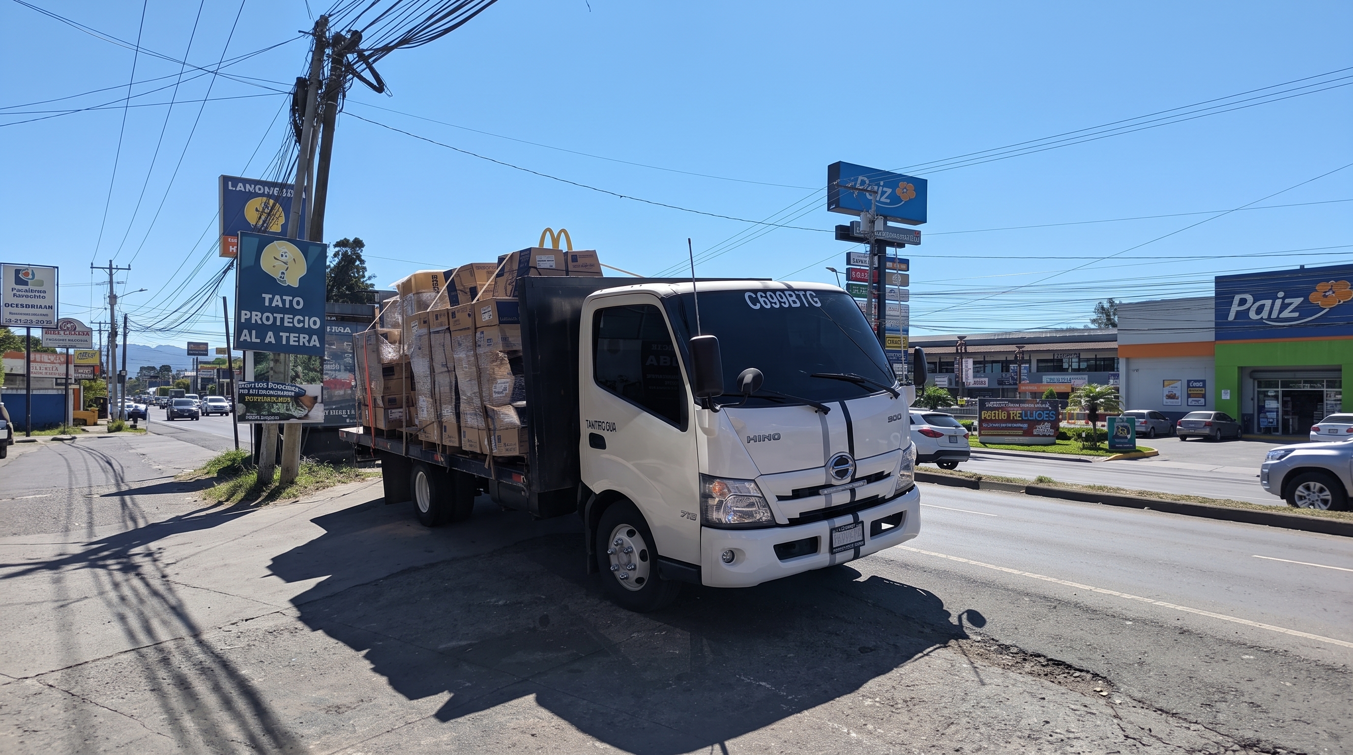 Camión de 5 Toneladas con plataforma